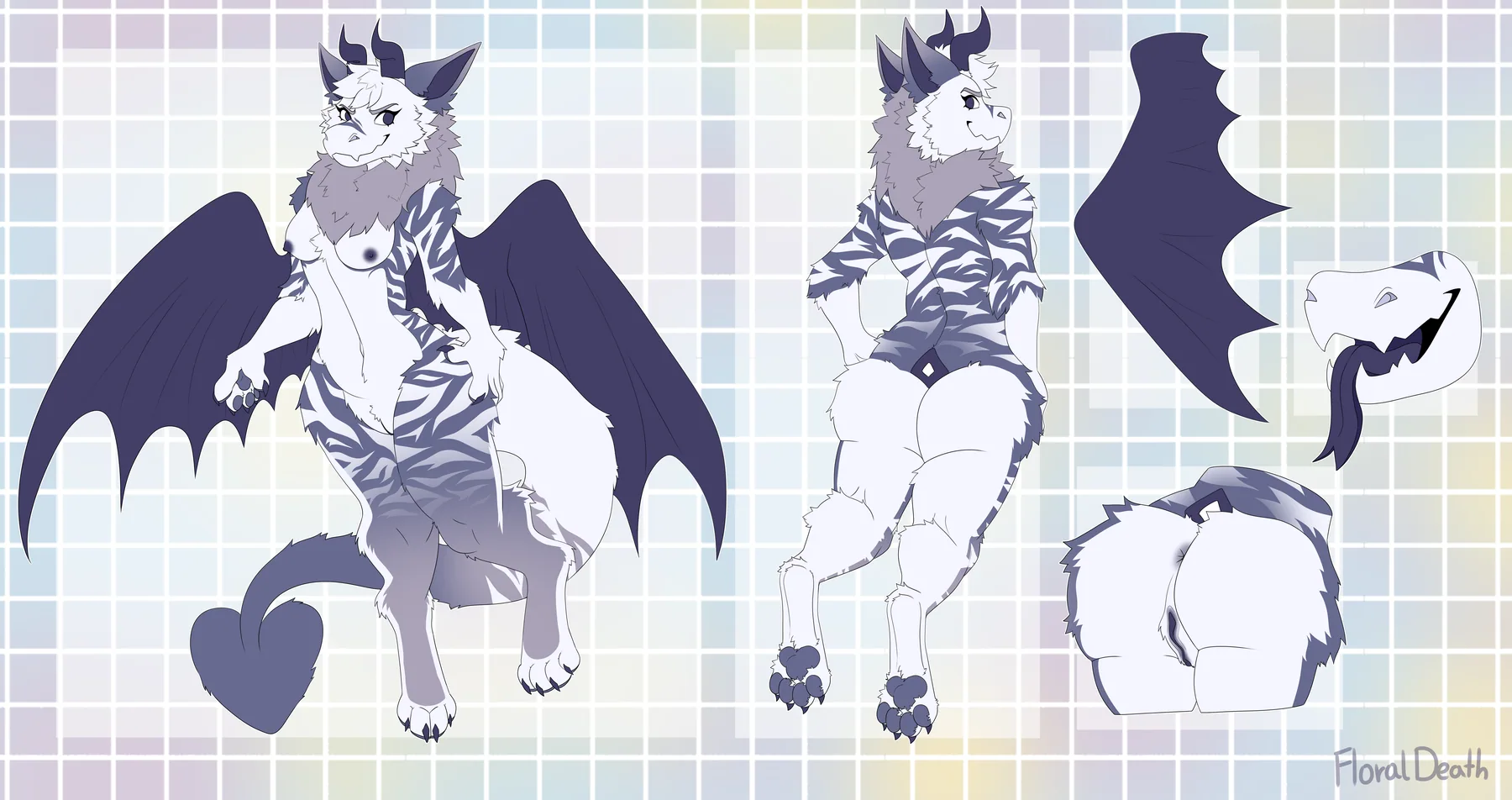 Artwork by FloralDeath: Character reference · one